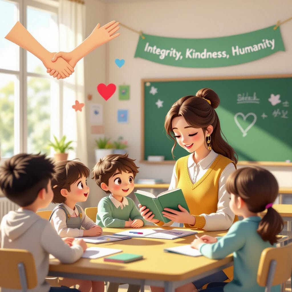 hy character is more important than academic success How parents can shape a child’s personality Importance of teaching kindness to children What real education means in today’s world How to balance academics and moral values Role of parents in character development